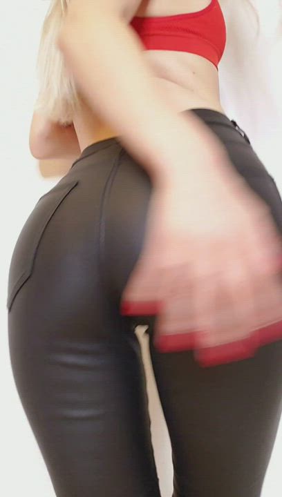 Ass Leather Sensual gif