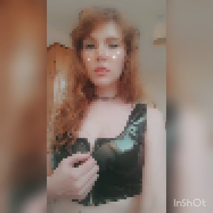 Femdom Goddess Humiliation Redhead Worship gif