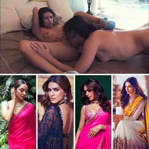 Which two saree beauties do you want to see eating each other's pussies like this