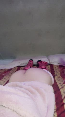 ass femboy humping knee high socks gif