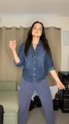 Dancing JAV Jav Model Yoga Pants gif