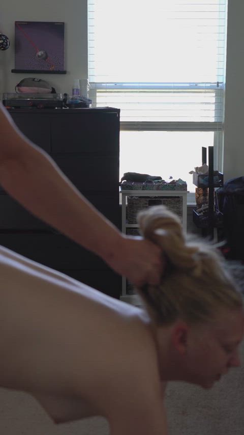 bent over daddy doggystyle orgasm gif