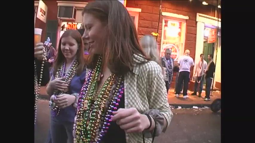 flashing milf mardi gras public redhead gif