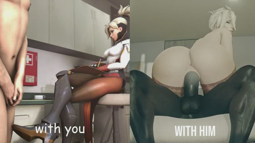 3d caption cumshot humiliation overwatch rule34 sfm split screen porn gif