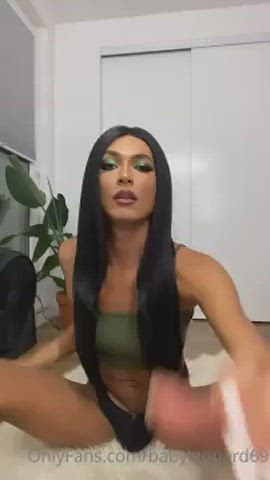 Cock Trans Trans Woman gif