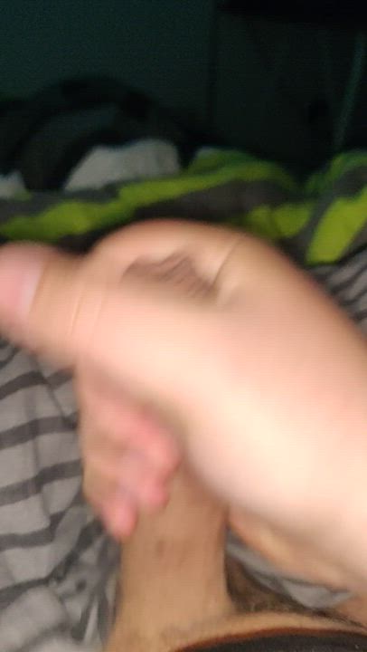 cum male masturbation uncut gif