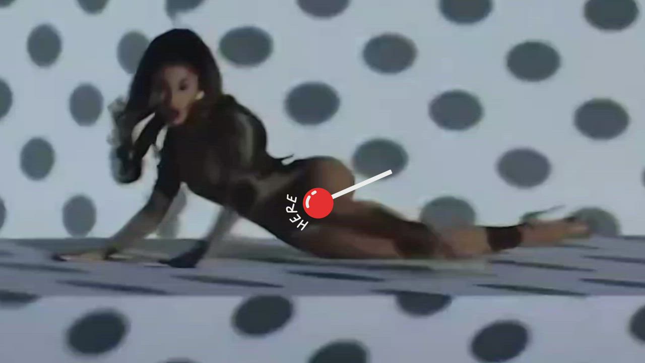 Ariana Grande Celebrity Spanked gif