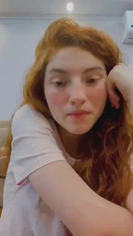 18 Years Old Redhead White Girl gif