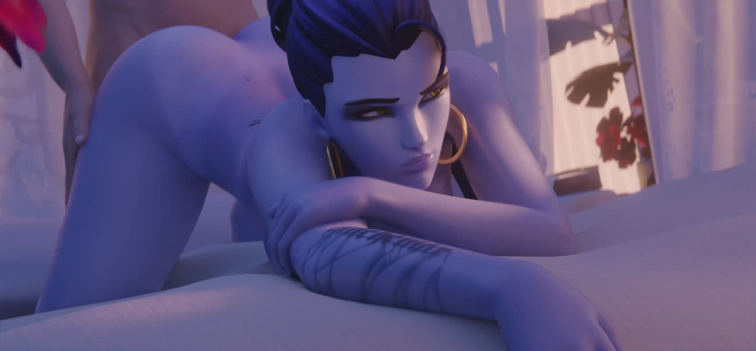 3D Animation Big Ass Doggystyle Overwatch gif