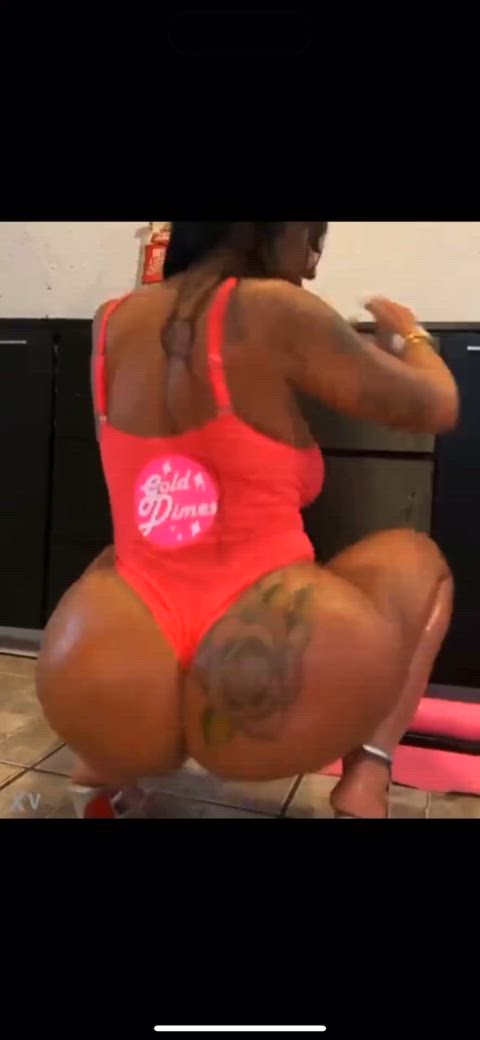 big ass ebony tattooed gif