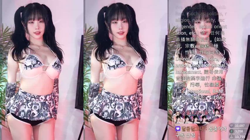 asian big tits dancing korean gif