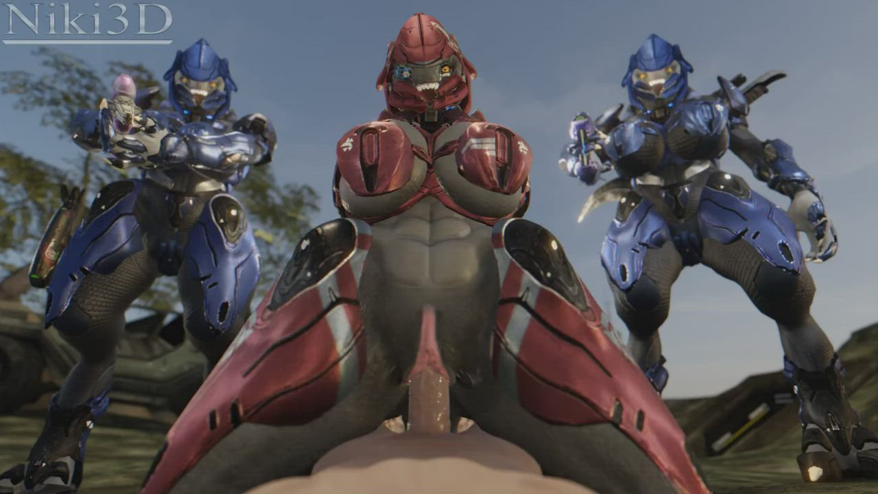 Sangheili Riding Animation by Niki3D