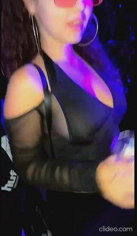 big tits brunette see through clothing teen gif