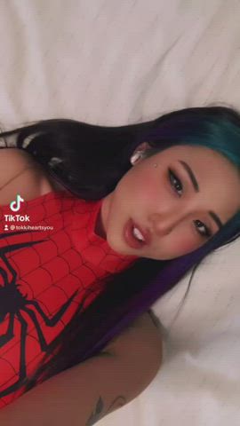 Asian Babe Cosplay Cute Gamer Girl Japanese Korean Teen TikTok gif