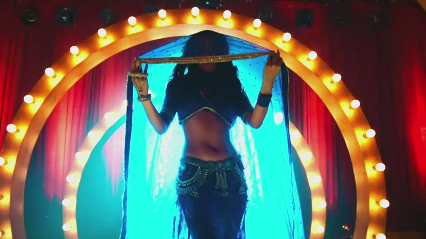 belly button dancing indian gif