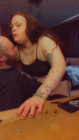brunette homemade nsfw onlyfans pawg riding thick gif