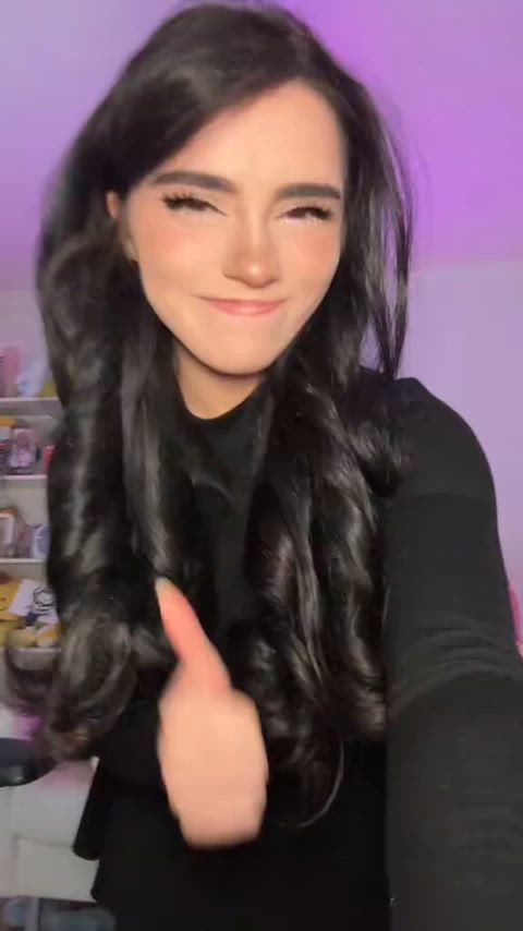 teasing thick thighs tiktok gif