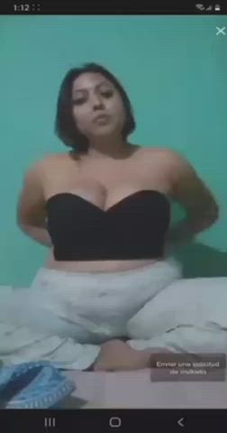 big tits latina nipples nipslip tits gif