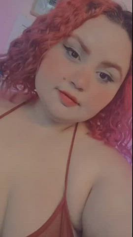 bbw big tits chubby gif