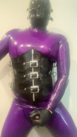 Loving my new purple catsuit 💜 🖤