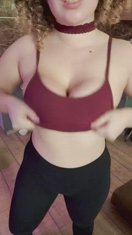 I am proud of my natural fat tits
