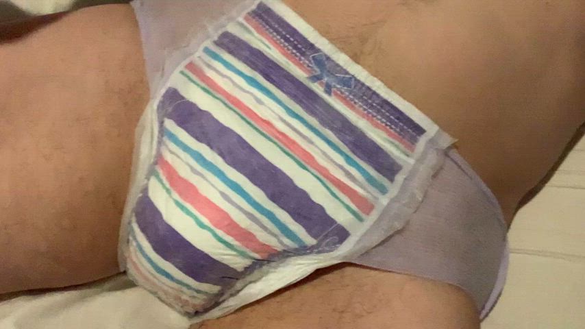 diaper male rubbing solo gif