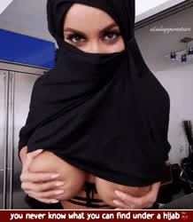 Arab Big Tits Hijab gif