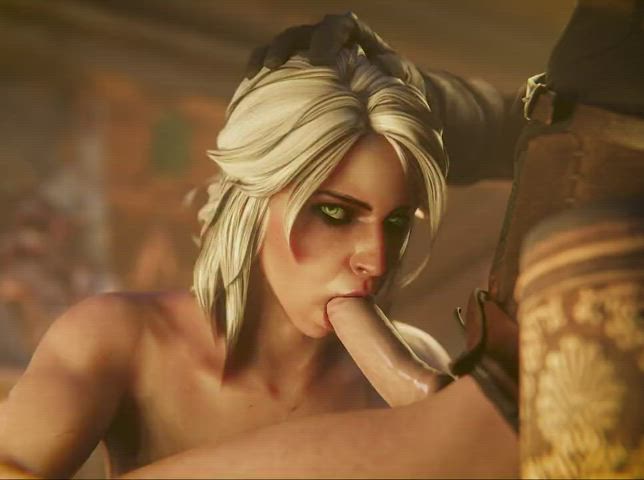 Ciri Deepthroat (Wackation) [The Witcher 3]