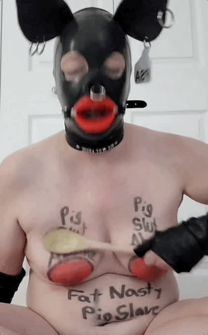 big tits degrading hood humiliation mask pain spanking gif