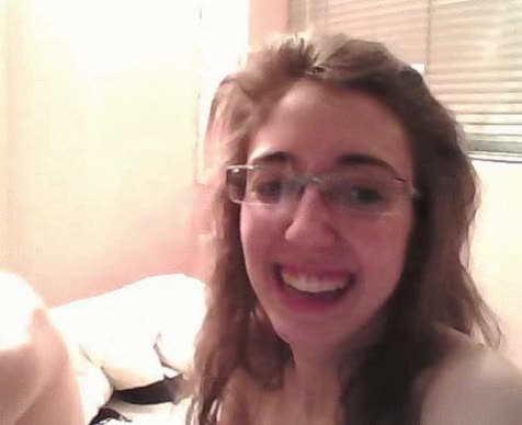 Skinny Teen Giirl w Glasses in Hardcore Sex Action