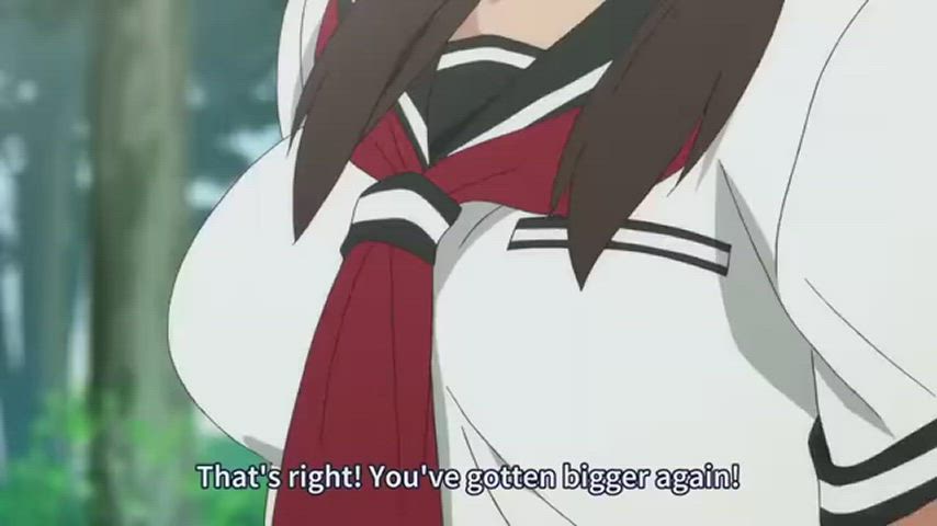anime big tits groping nun gif