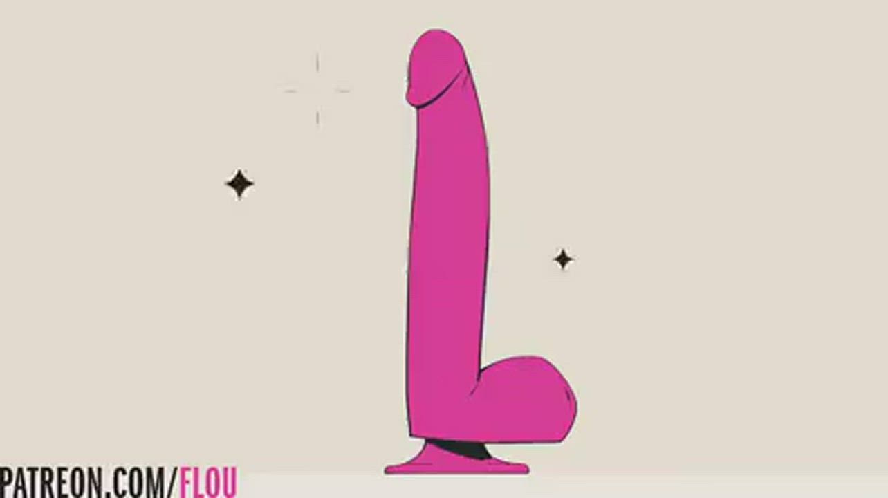 Animation Dildo Orgasm gif