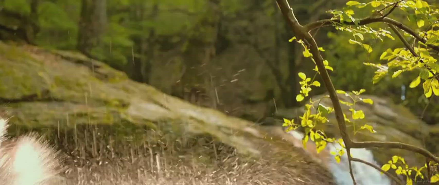 Nature Skinny dipping scene from turkish comedy film (Tuvana Türkay &amp; Hazal