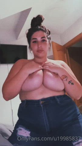 big tits boobs chubby gif