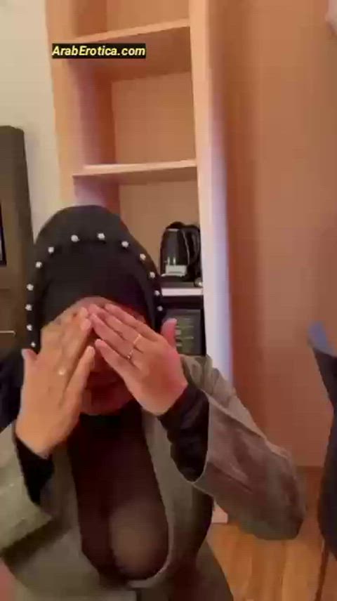 bbc blowjob deepthroat hijab gif