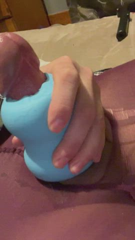 cumshot femboy sex toy gif