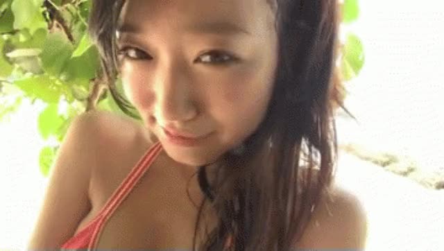 Fantastic Sandy Beach Boobs on a Petite Japanese Teen