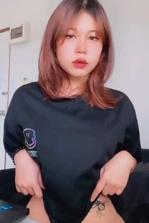 asian big tits cute onlyfans thai tits titty drop titty fuck gif