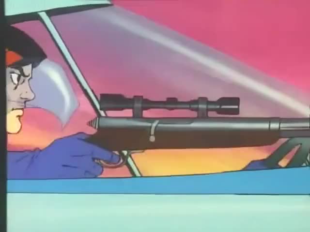 Gatchaman Joe snipes while moving