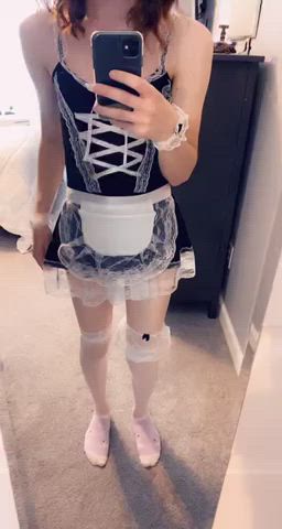 Crossdressing Femboy Maid Porn GIF by nebbynyy