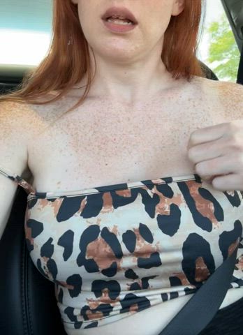 My MILF tits can entertain you in traffic
