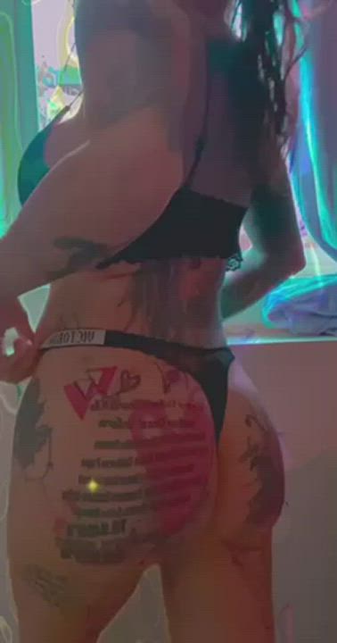 Ass Booty Tattoo gif