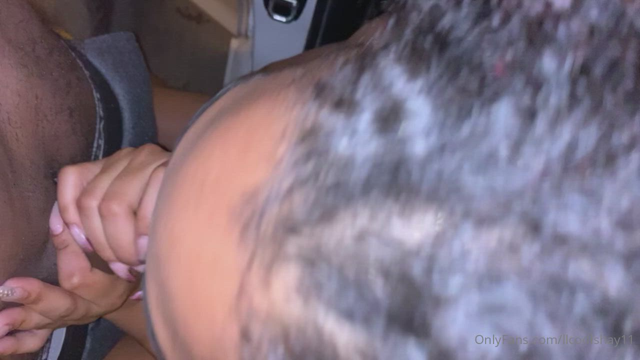 Blowjob Ebony Couple POV Public Porn GIF by blackredgiffs