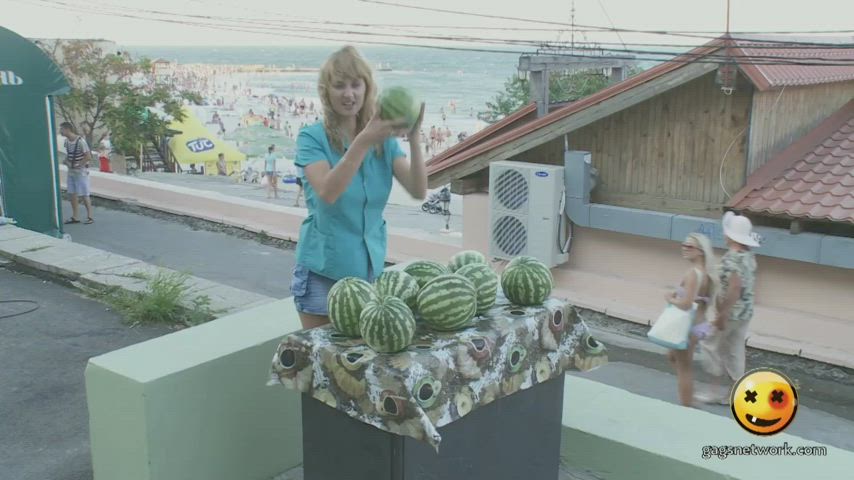 Big Juicy Melons Prank