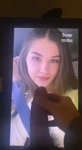 bwc big dick brunette masturbating teen tribbing tribute uncut r/tributeme gif