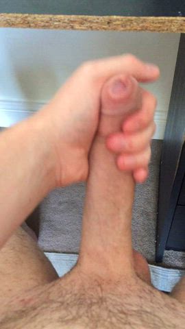 big dick masturbating nsfw gif