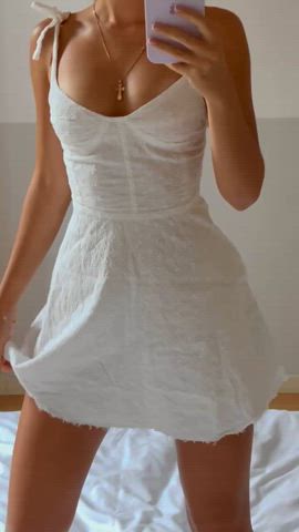 up my dress and bend me over?