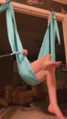 Kids, don't drink right before you try out your new "yoga" swing [FM]
