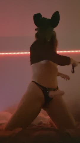 femdom spanking tits gif