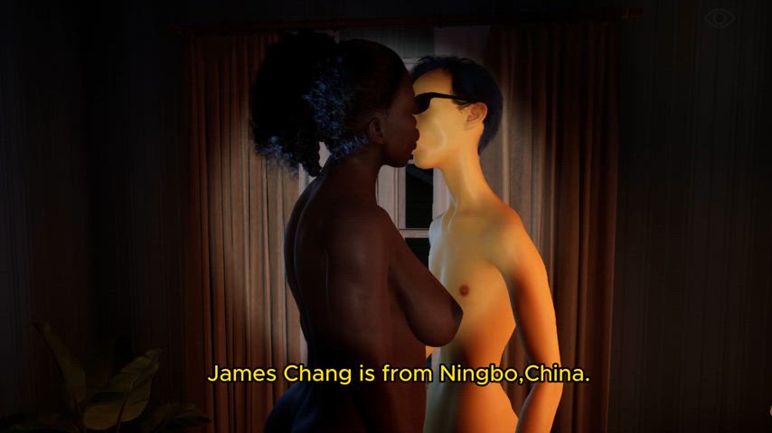 James Chang meets Janeesha in his father's restaurant in the hood (AMBF animated